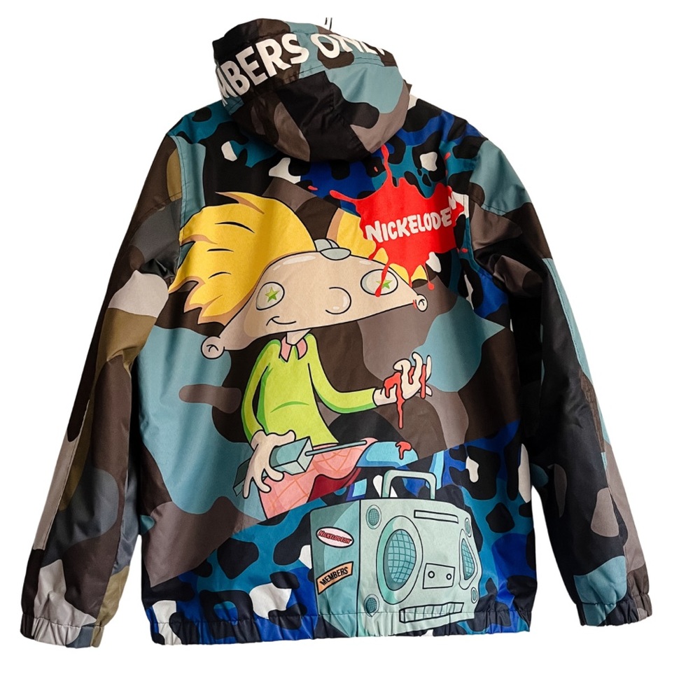 Hey Arnold! Members Only Jacket Nickelodeon Collaboration Men’s Medium - Picture 2 of 5